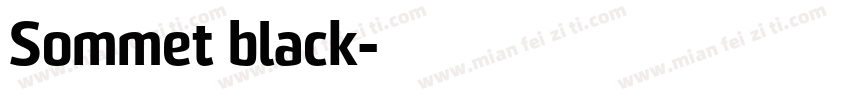 Sommet black字体转换